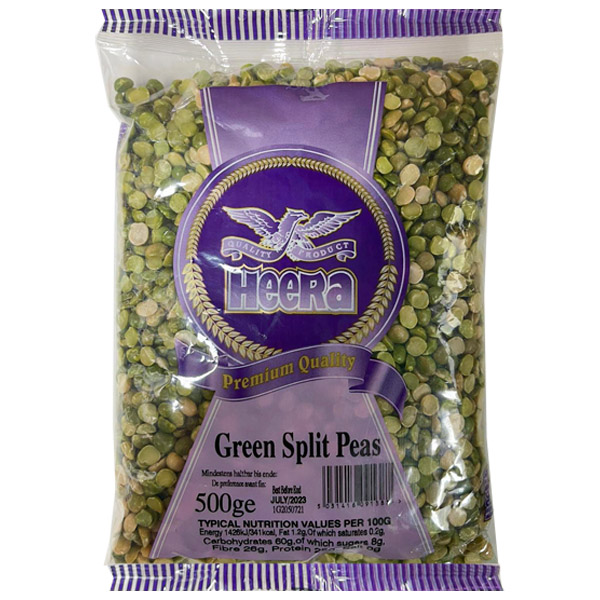 Heera Green Split Peas 500g