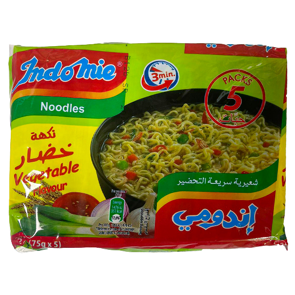 Indome Vegetable Noodles 5x70g