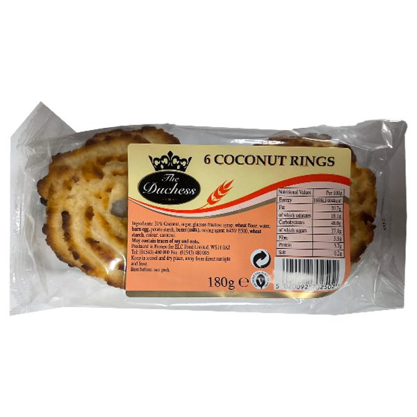 The Duchess & Coconut Rings 180g