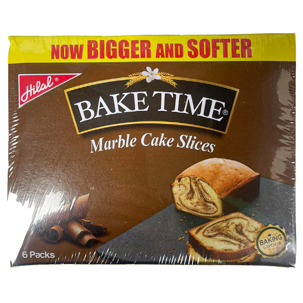 Bake Time Marble Cake Slices 6pk