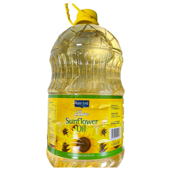 East End Pure Sunflower Oil 5L