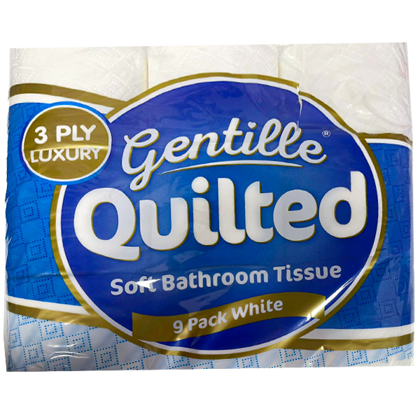 Quilted Soft Bathroom Tissue 9s