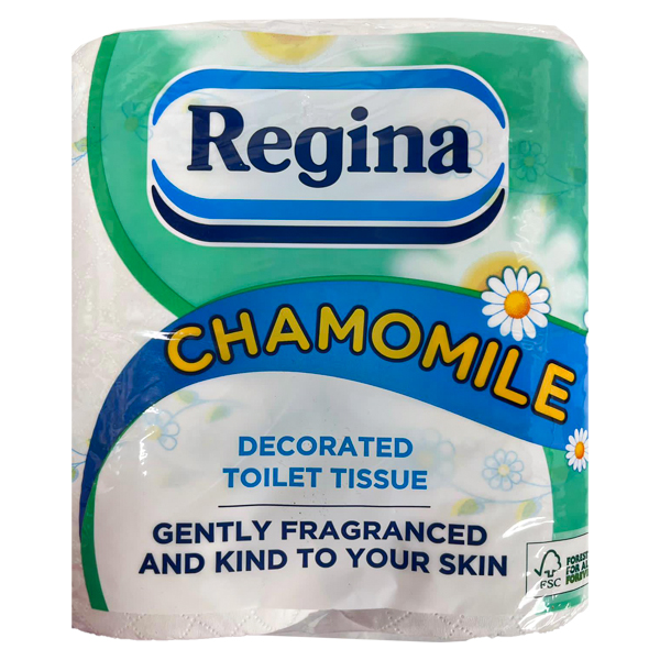 Regina Chamomile Toilet Rolls 4s