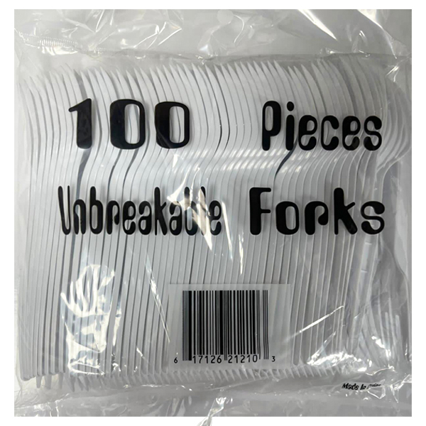100Pc Unbreakable Forks