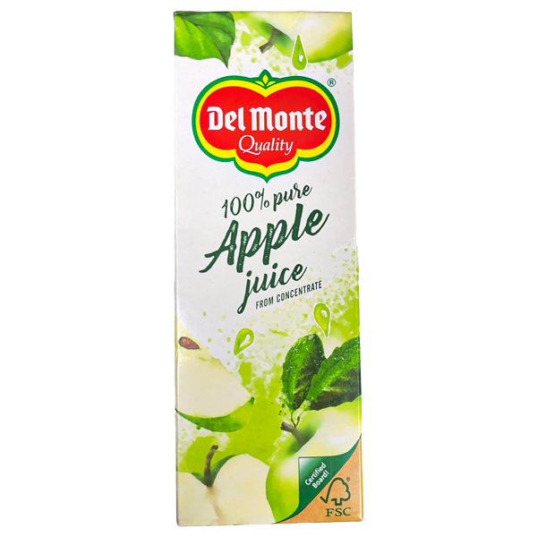 Del Monte Apple Juice 1L
