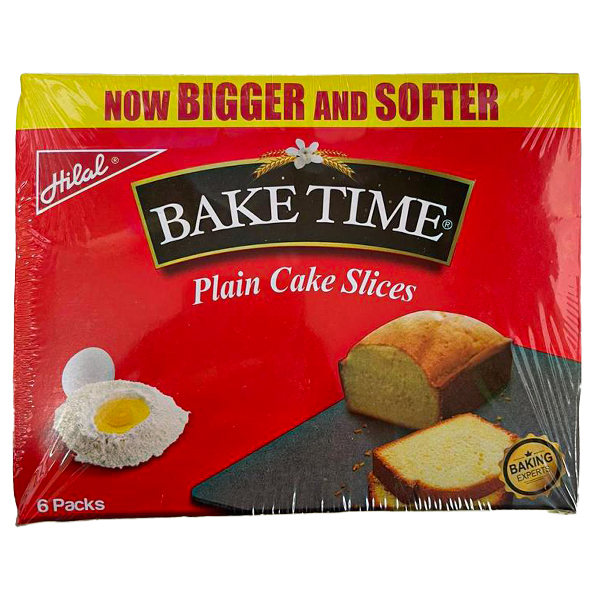 Hilal Bake Time Plain Cake Slic 6PK