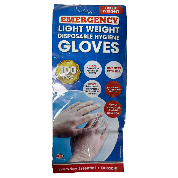 Emergency Gloves 100S