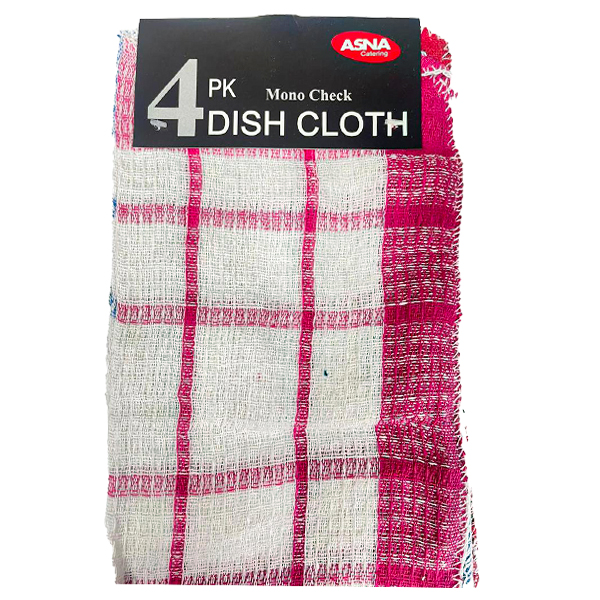 Asna 4Pk Dish Cloth ETC