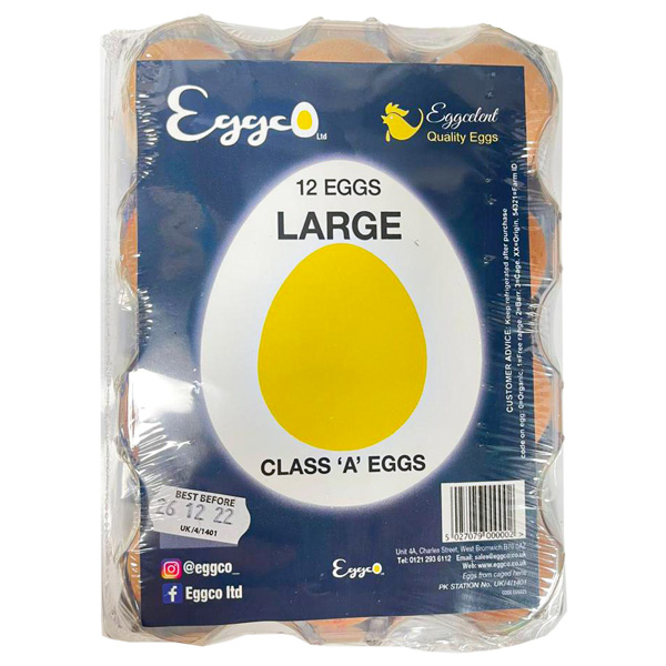 Large Eggs 12 pack
