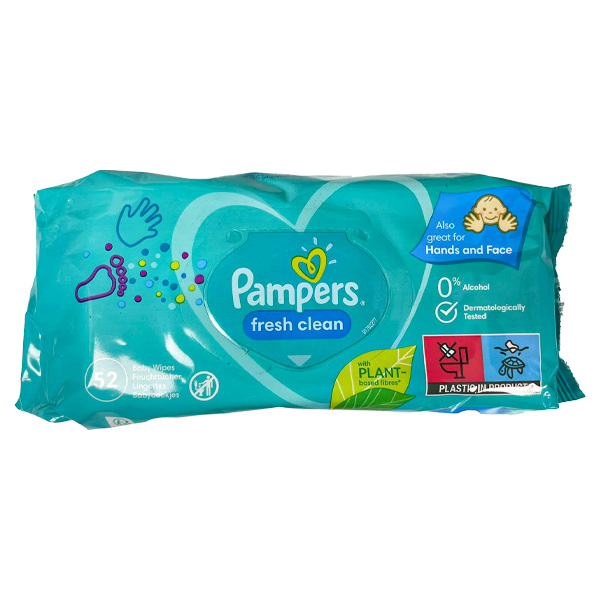 Pampers Fresh clean baby Wipes 52S