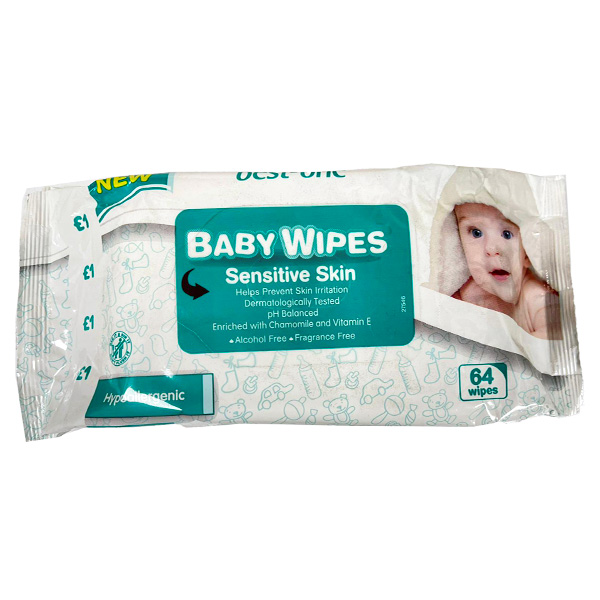 Pampers Baby Wipes Sensitive 64S