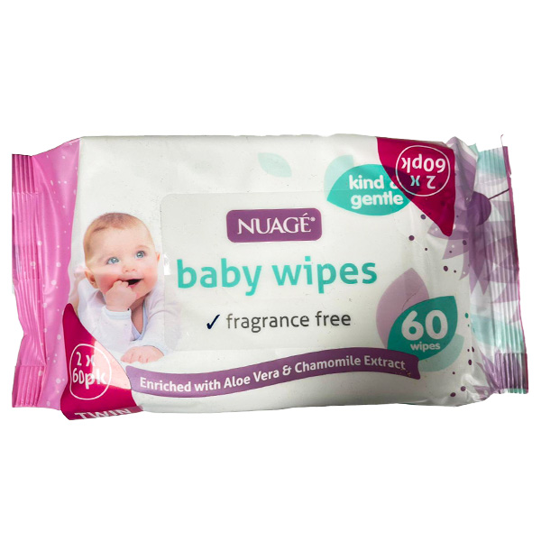Nuage baby Wipes 60 Wipes