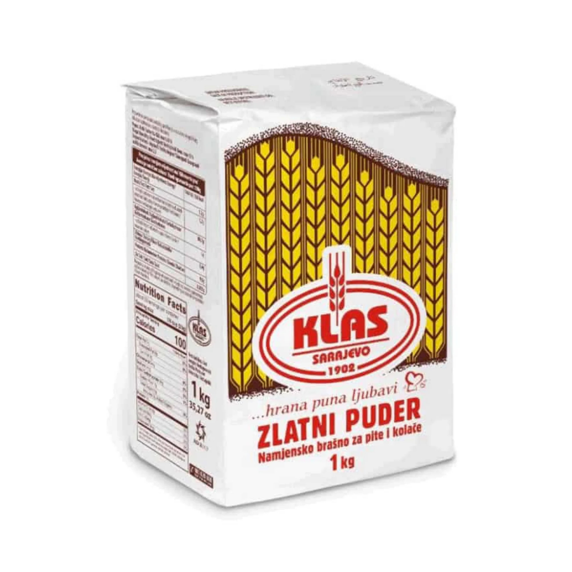 Klas Zlatni Puder 2kg Plain Flour 2kg